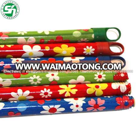 Chinese PVC Coated Wooden Coconut BROOM STICKS/ COCO LEAF STICK